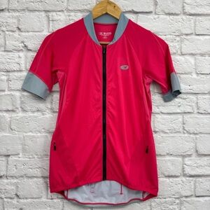 SUGOi RS Century Zap Short-Sleeve Cycling Jersey - Women's Pink/Gray Size Small